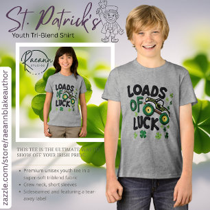 T-shirt En Tri-matière Chance Infinie Modèle Crochet-Look pour Jeunes