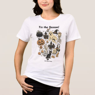 T-shirt En Tri-matière Chandail à thème Halloween avec "Tis The Season"