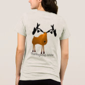 T-shirt En Tri-matière Changement d'action de grâce à l'année en cours (Verso)