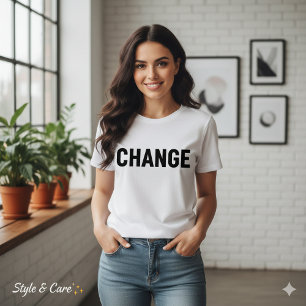 T-shirt En Tri-matière Changement personnalisé Texte Tee pour femmes Bell