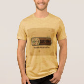 T-shirt En Tri-matière Chaos & Caffeine Funny Parenting Mom Life Coffee   (Recto)