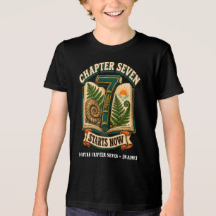 T-shirt En Tri-matière Chapitre sept Lecteur de la nature Anniversaire