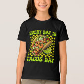 T-shirt En Tri-matière chaque jour, c'est la journée tacos (Recto)