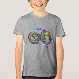 T-shirt En Tri-matière Chaque pièce brille - Autisme papillon Tee