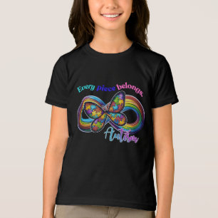 T-shirt En Tri-matière Chaque pièce brille - Autisme papillon Tee