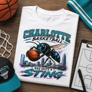 T-shirt En Tri-matière Charlotte Basketball a une sacrée piqûre de fan