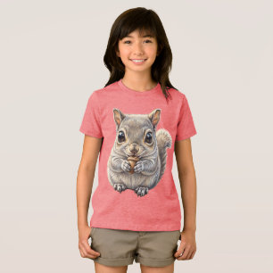 T-shirt En Tri-matière Charme forestier Cueilleur de noisettes de l'écure