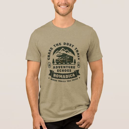 T-shirt En Tri-matière Chase Dust Trails® : Adventure Echoes™ Retro RV (Recto)