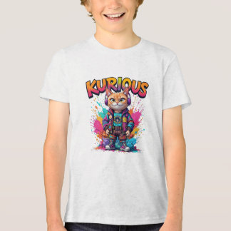T-shirt En Tri-matière Chat à mangas kurde