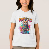T-shirt En Tri-matière Chat à mangas kurde (Recto)
