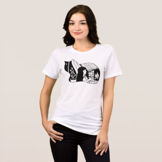 T-shirt En Tri-matière Chat Cozy