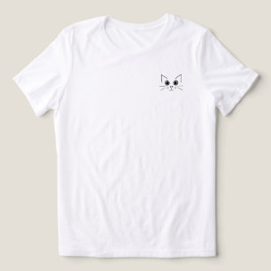T-shirt En Tri-matière chat curieux