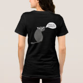 T-shirt En Tri-matière chat curieux (Verso)