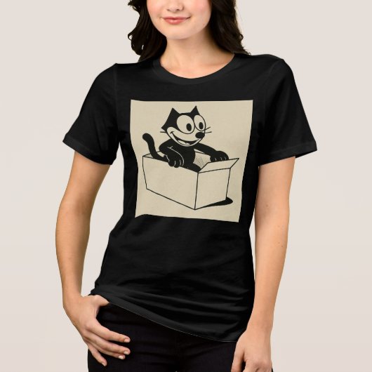 T-shirt En Tri-matière Chat de dessin (Recto)