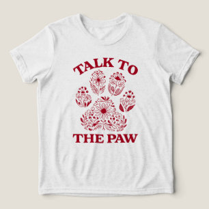 T-shirt En Tri-matière Chat Empreinte de patte Funny Chat Meme