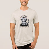 T-shirt En Tri-matière Chat mignon tabby (Recto)
