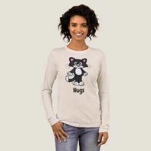 T-shirt En Tri-matière Chat smoking hugs tee shirt