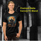 T-shirt En Tri-matière Château médiéval hanté Halloween