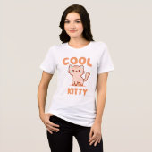 T-shirt En Tri-matière Chaton Cool (Recto plein)