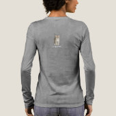 T-shirt En Tri-matière Chaton Tigré Gris Manches Longues (Verso)