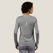 T-shirt En Tri-matière Chaton Tigré Gris Manches Longues (Verso complet)