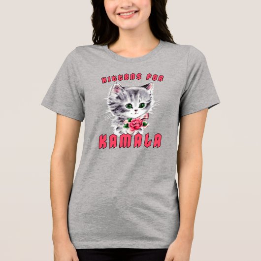 T-shirt En Tri-matière Chatons pour Kamala (Recto)