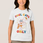 T-shirt En Tri-matière Chats cool uniquement (Recto)
