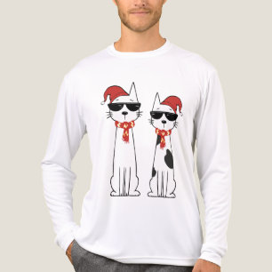 T-shirt En Tri-matière Chats d'hiver cool