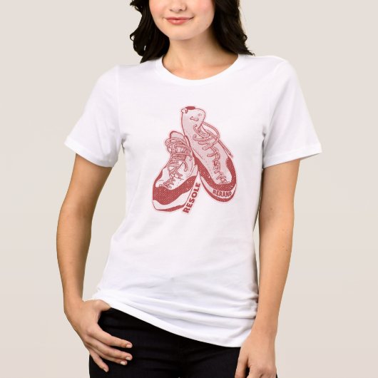 T-shirt En Tri-matière Chaussure escalade de roche (Recto)