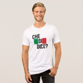 T-shirt En Tri-matière Che Si Dice ? - "Quoi de neuf ?" Italien Dit (Recto plein)