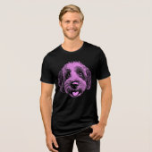 T-shirt En Tri-matière Cheepadoodé extra rose (Recto plein)