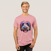 T-shirt En Tri-matière Cheepadoodé heureux sourire arc-en-ciel (Recto plein)