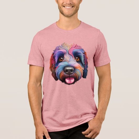T-shirt En Tri-matière Cheepadoodé heureux sourire arc-en-ciel (Recto)