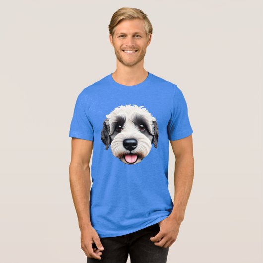 T-shirt En Tri-matière Cheepadoodé visage heureux BW-2 (Recto plein)