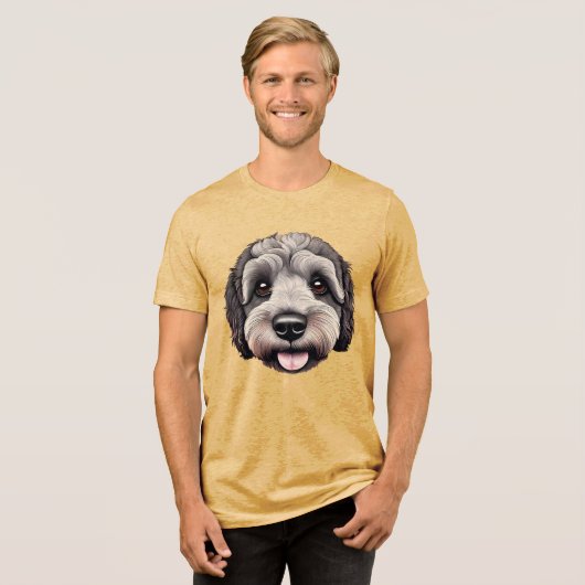 T-shirt En Tri-matière Cheepadoodé visage heureux BW-3 (Recto plein)