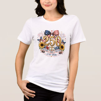 T-shirt En Tri-matière Chemise 250 Anniversaire Indépendance