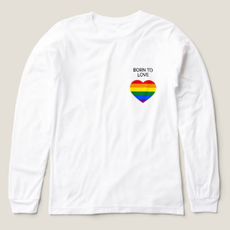 T-shirt En Tri-matière Chemise à manches longues arc-en-ciel classique
