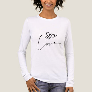 T-shirt En Tri-matière Chemise à manches longues avec dessin minimaliste