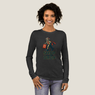T-shirt En Tri-matière Chemise à manches longues Bella+Canvas, Bl solide