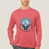 T-shirt En Tri-matière Chemise à manches longues Bella+Canvas pour hommes (Recto)