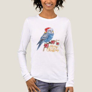 T-shirt En Tri-matière Chemise à manches longues Budgie Noël