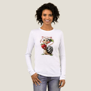 T-shirt En Tri-matière Chemise à manches longues Escargot aux fraises