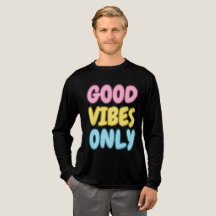 Chemise à manches longues Good Vibes Only