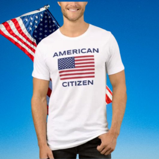 T-shirt En Tri-matière Chemise américaine drapeau USA Bold