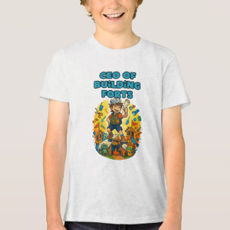 T-shirt En Tri-matière chemise amusante pour les enfants bâtisseurs de fo