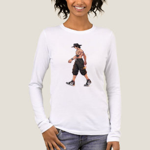 T-shirt En Tri-matière Chemise Anime Fighter Walking à manches longues