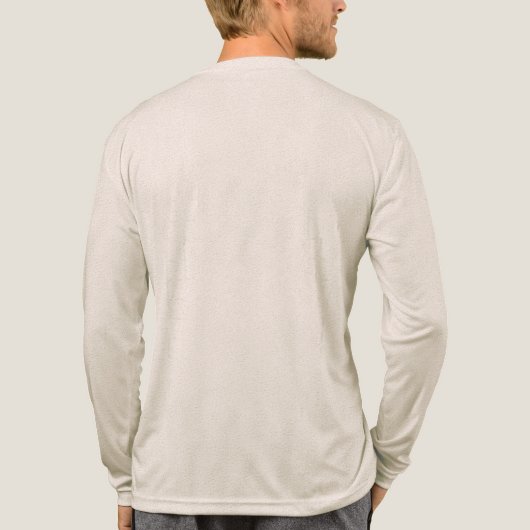 T-shirt En Tri-matière Chemise Bella+Canvas Tri-Mélange Longues Manches (Verso)