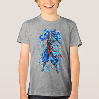 T-shirt En Tri-matière Chemise Bleue Aqua Goddess Fantasy Warrior