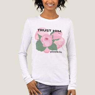 T-shirt En Tri-matière Chemise Confiance en Lui Proverbes 3:5 Esthétiqu