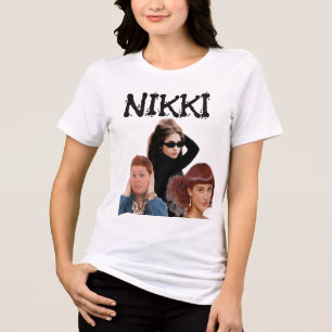 T-SHIRT EN TRI-MATIÈRE CHEMISE CUSTOM BOOTLEG 80'S 90'S